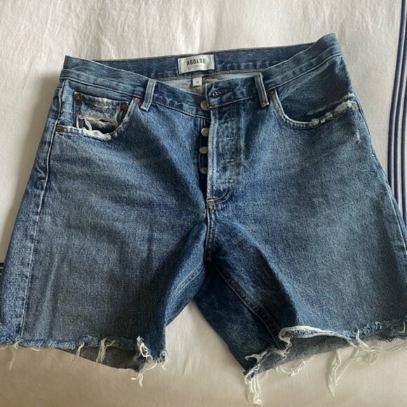 Agolde Pants - Agolde Rumi Denim Shorts